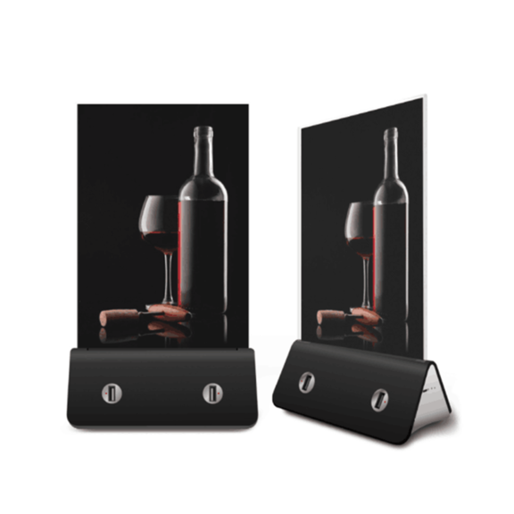 Table stand menu A5 power bank